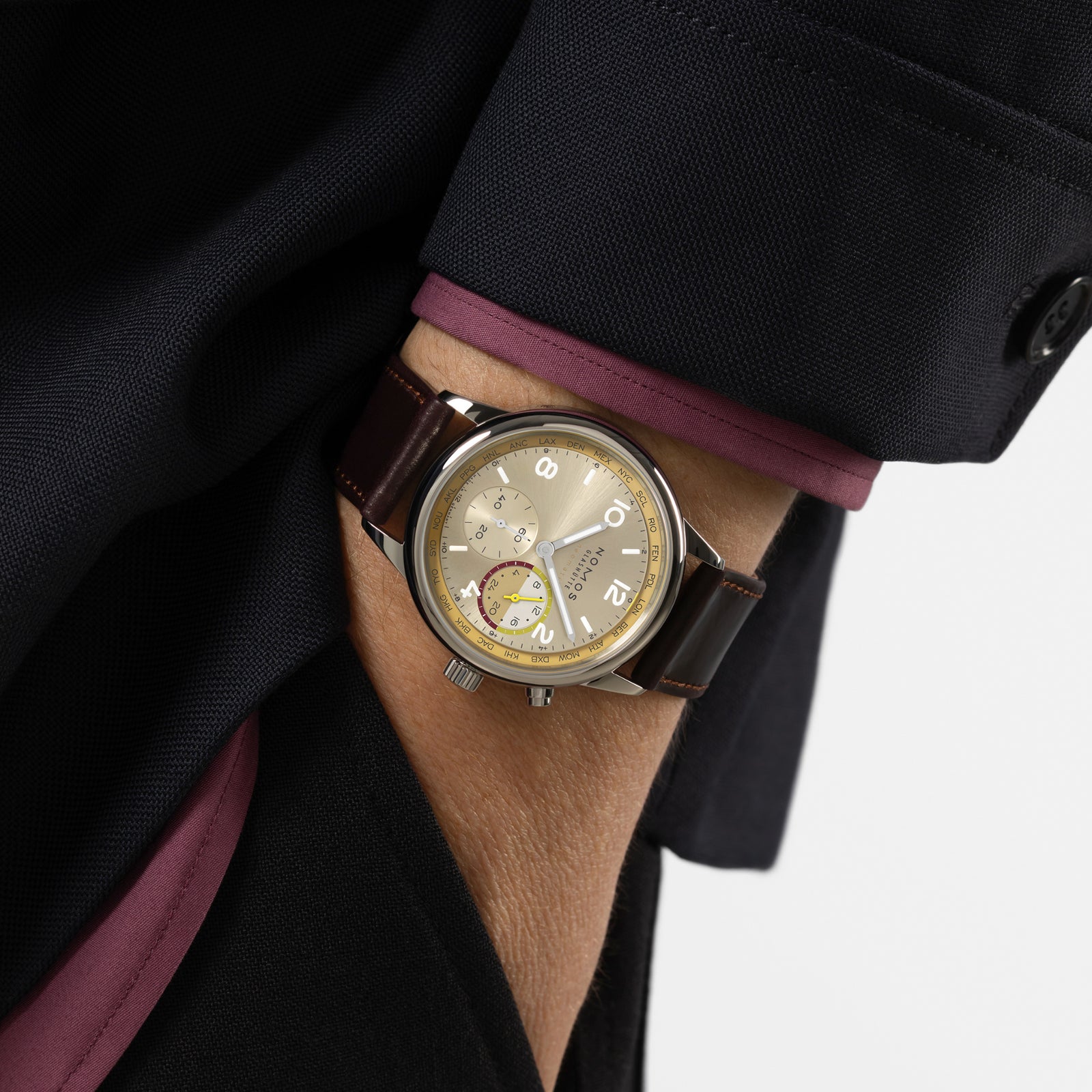 NEW! NOMOS - Club Sport Worldtimer Reverie Ref: 790.S11