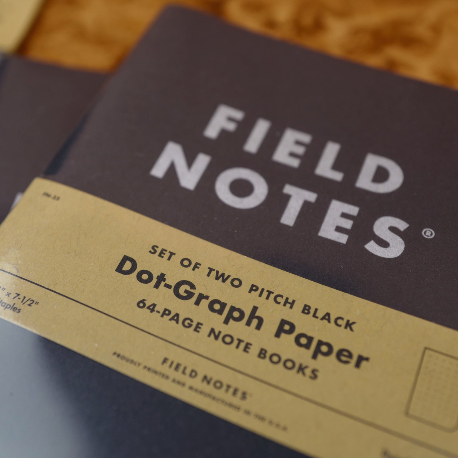 Field Notes - 2 Pack (Pitch black) 4-3/4" x 7-1/2"