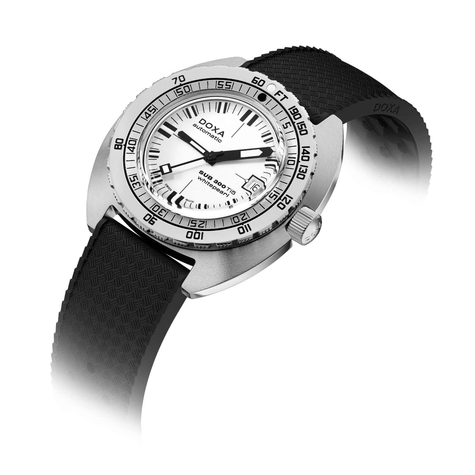 Doxa 300 Ti5- Whitepearl (White)