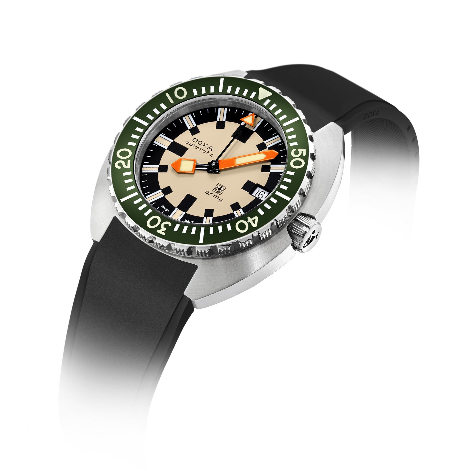 Doxa Army Green Bezel Steel – Roldorf - Main Image