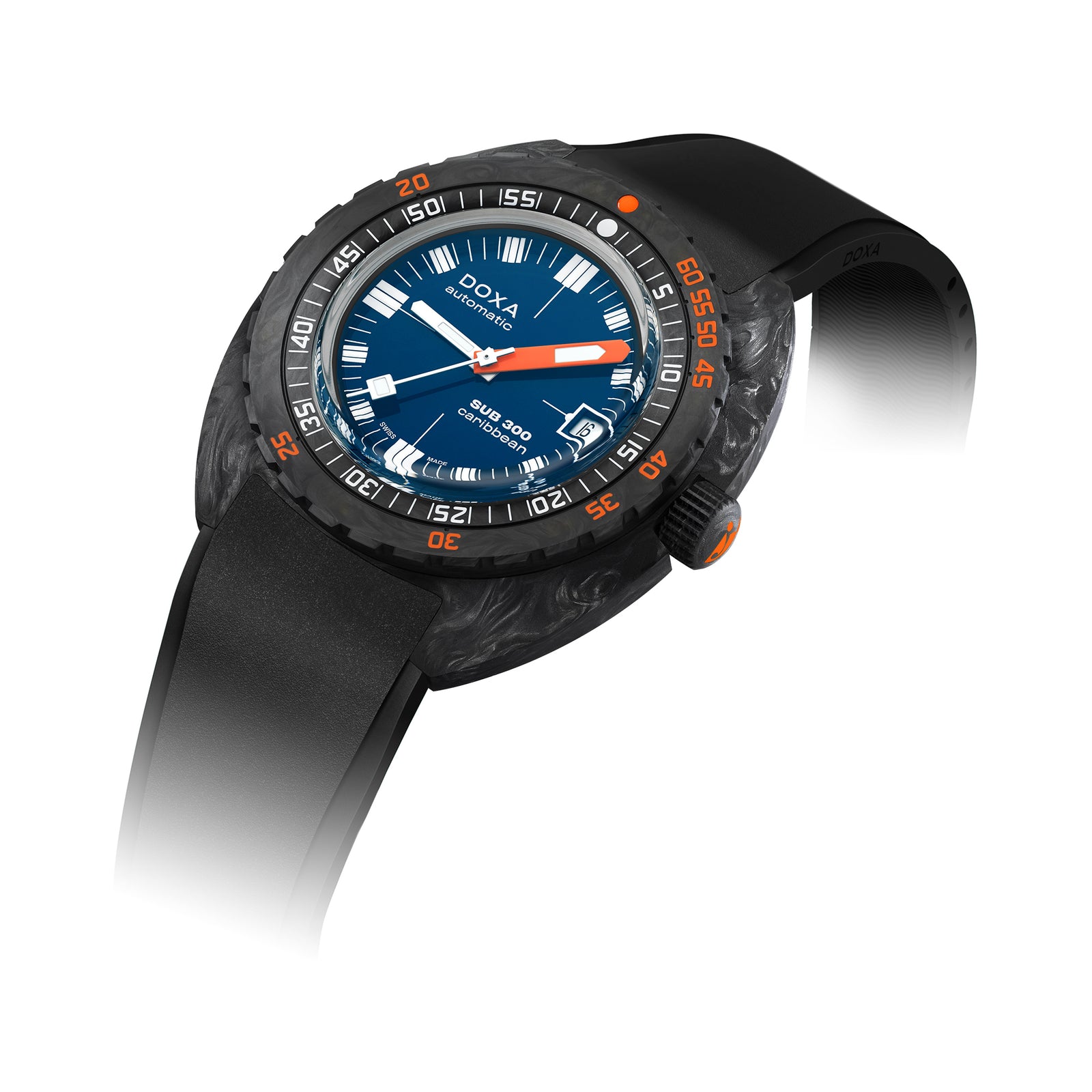 Doxa 300 Carbon - Carribean (Navy Blue)