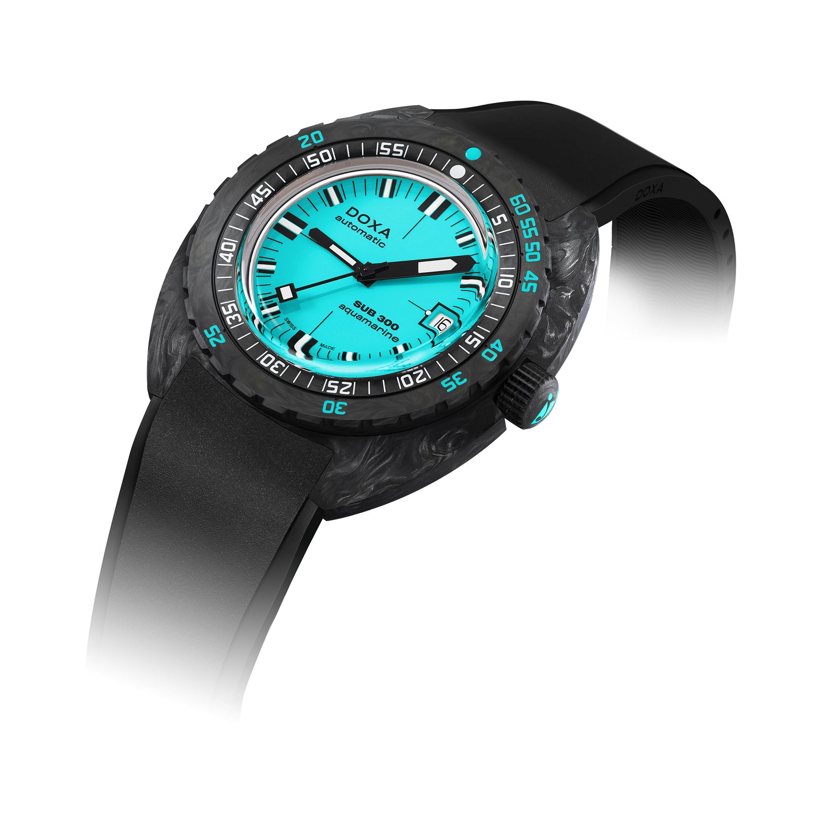 Doxa 300 Carbon - Aquamarine (Turquoise)