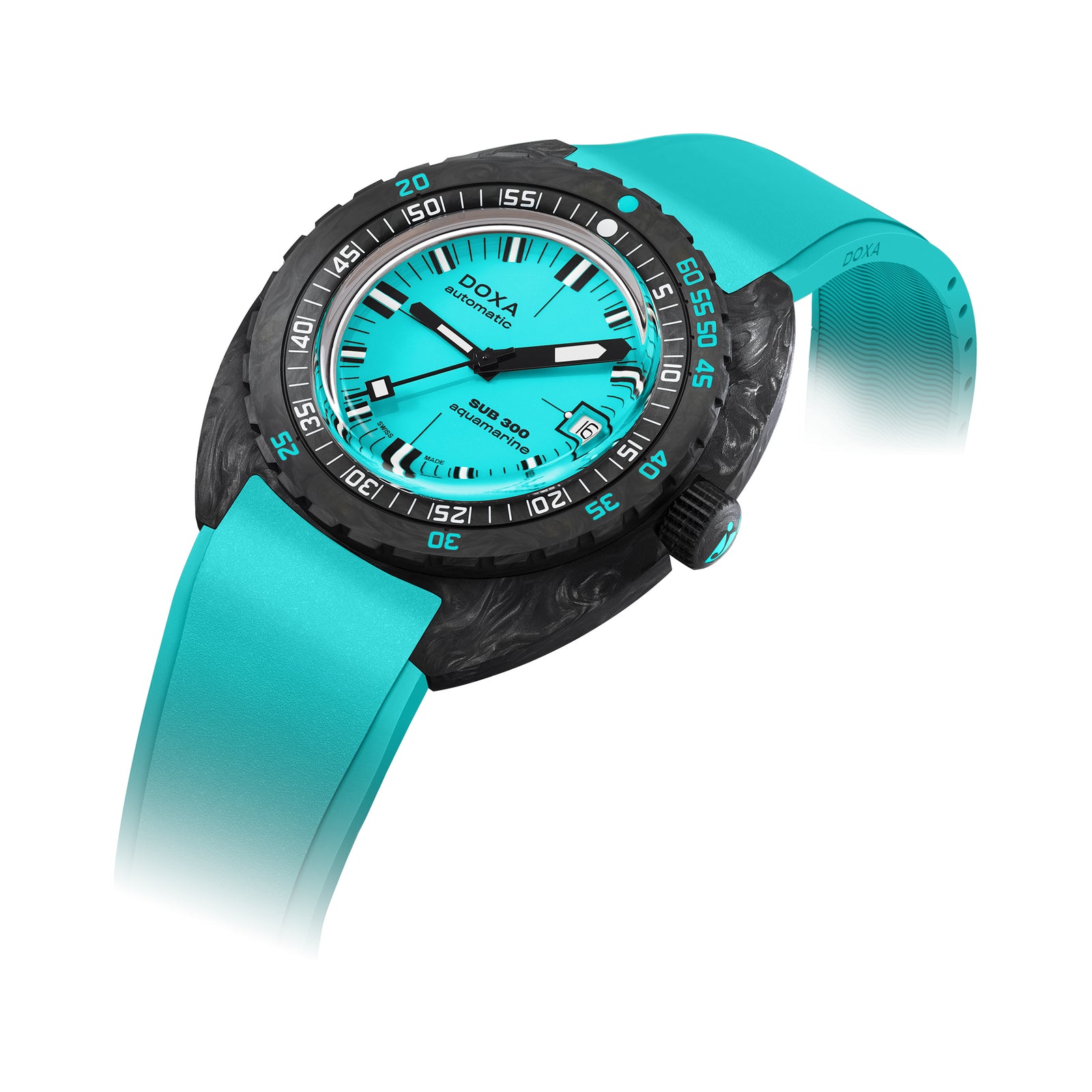 Doxa 300 Carbon - Aquamarine (Turquoise)