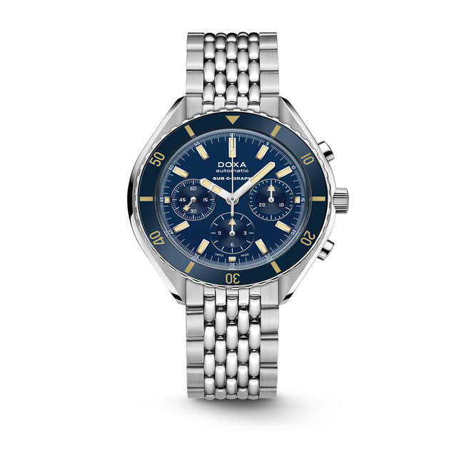 Doxa 200 C-Graph - Carribean (Navy blue)