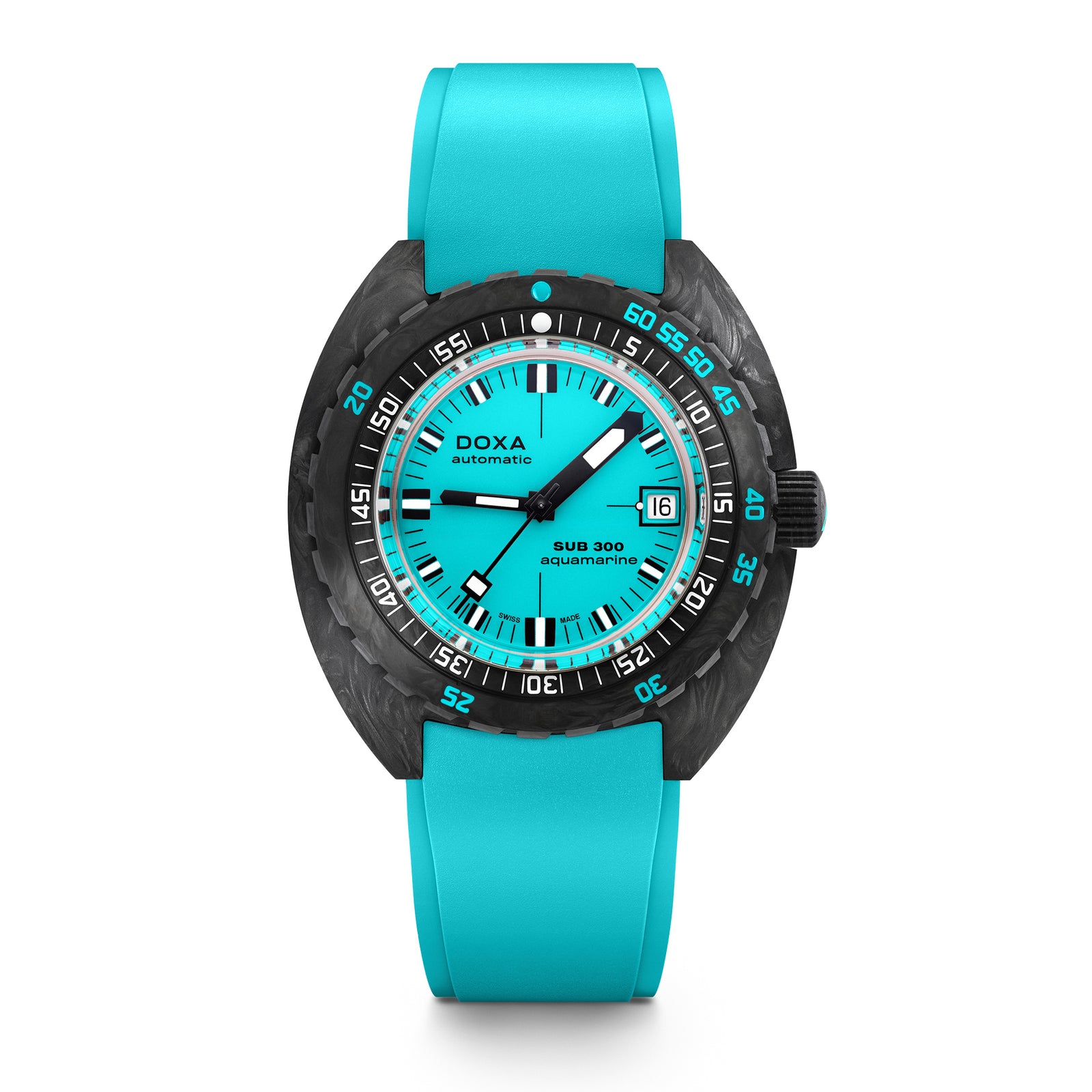 Doxa 300 Carbon - Aquamarine (Turquoise)