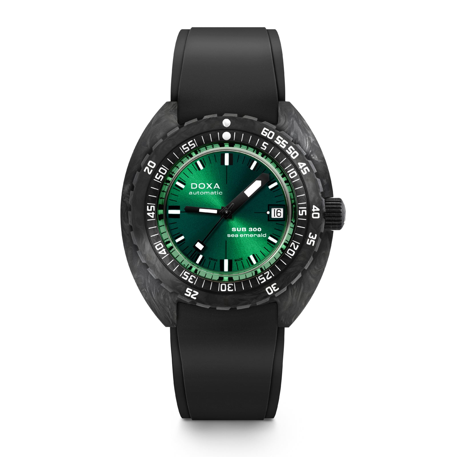 Doxa 300 Carbon - Sea Emerald (Green)