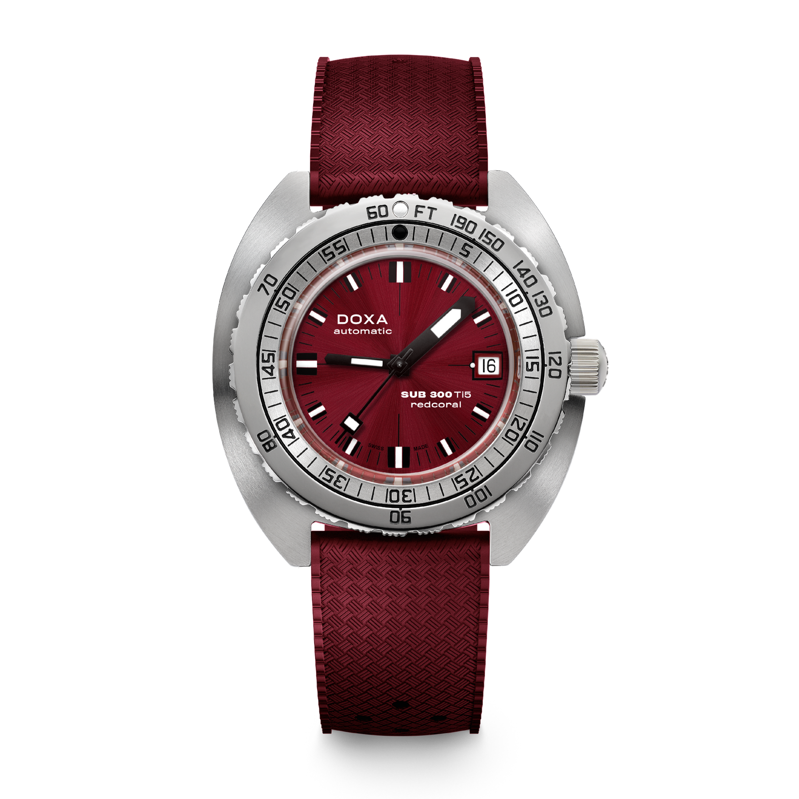 Doxa 300 Ti5- Redcoral (Red)