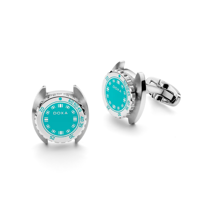 Doxa Cufflinks - Aquamarine