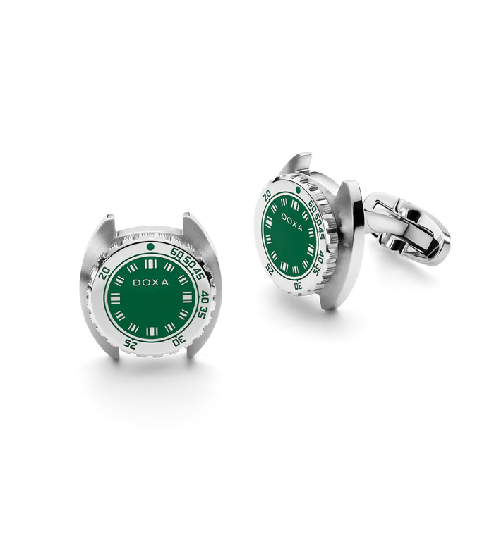 Doxa Cufflinks - Sea Emerald