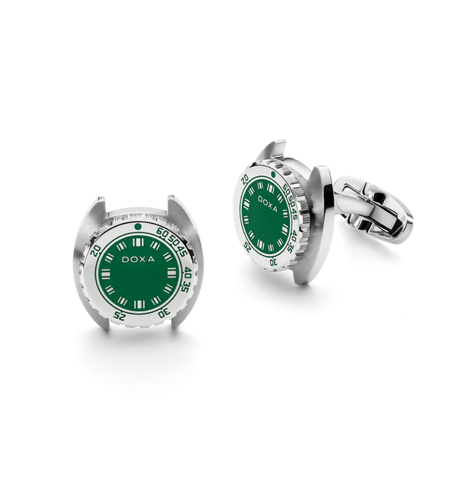 Doxa Cufflinks - Sea Emerald