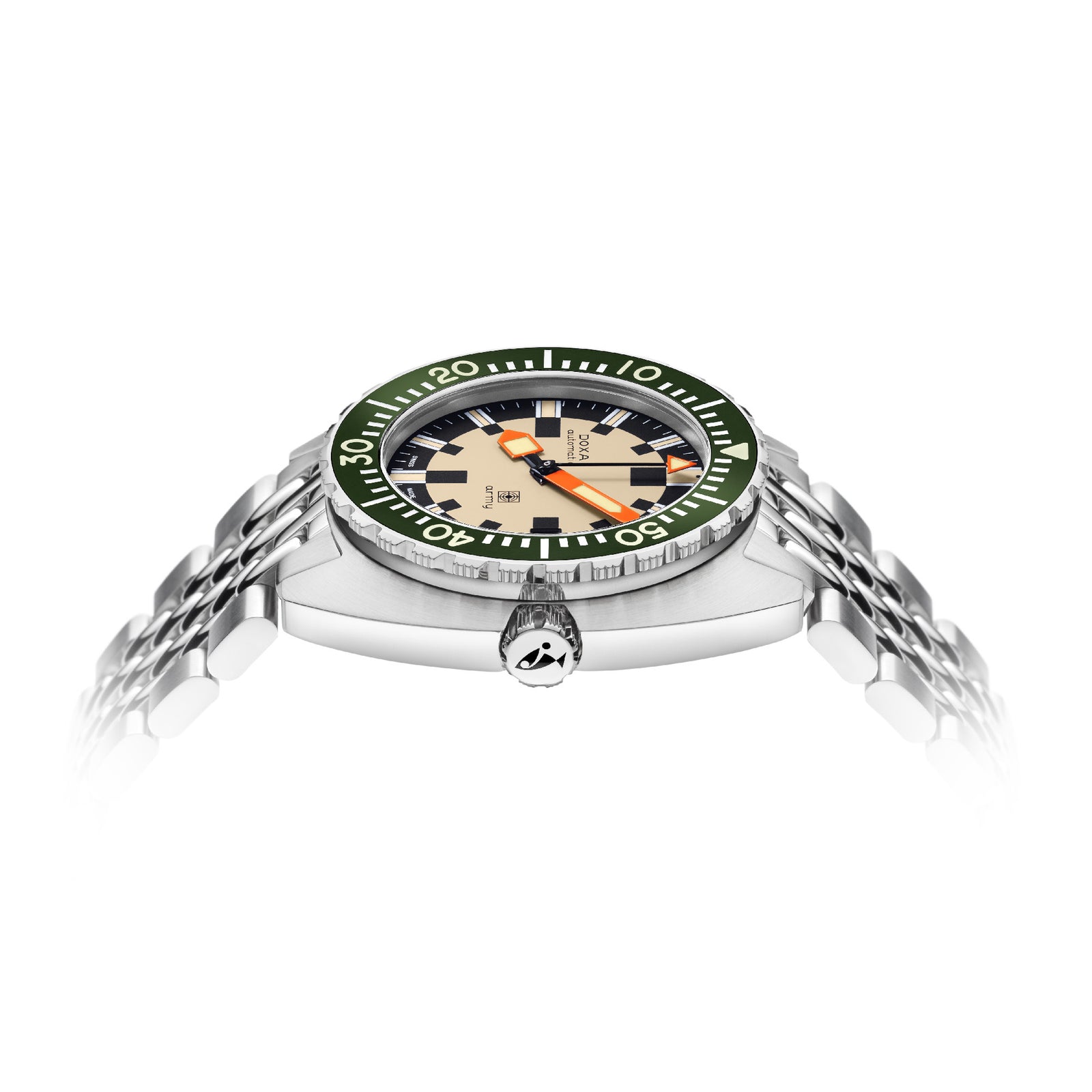 Doxa Army - Green Bezel / Steel
