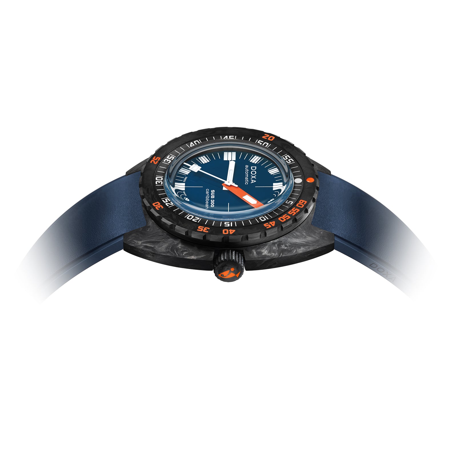 Doxa 300 Carbon - Carribean (Navy Blue)