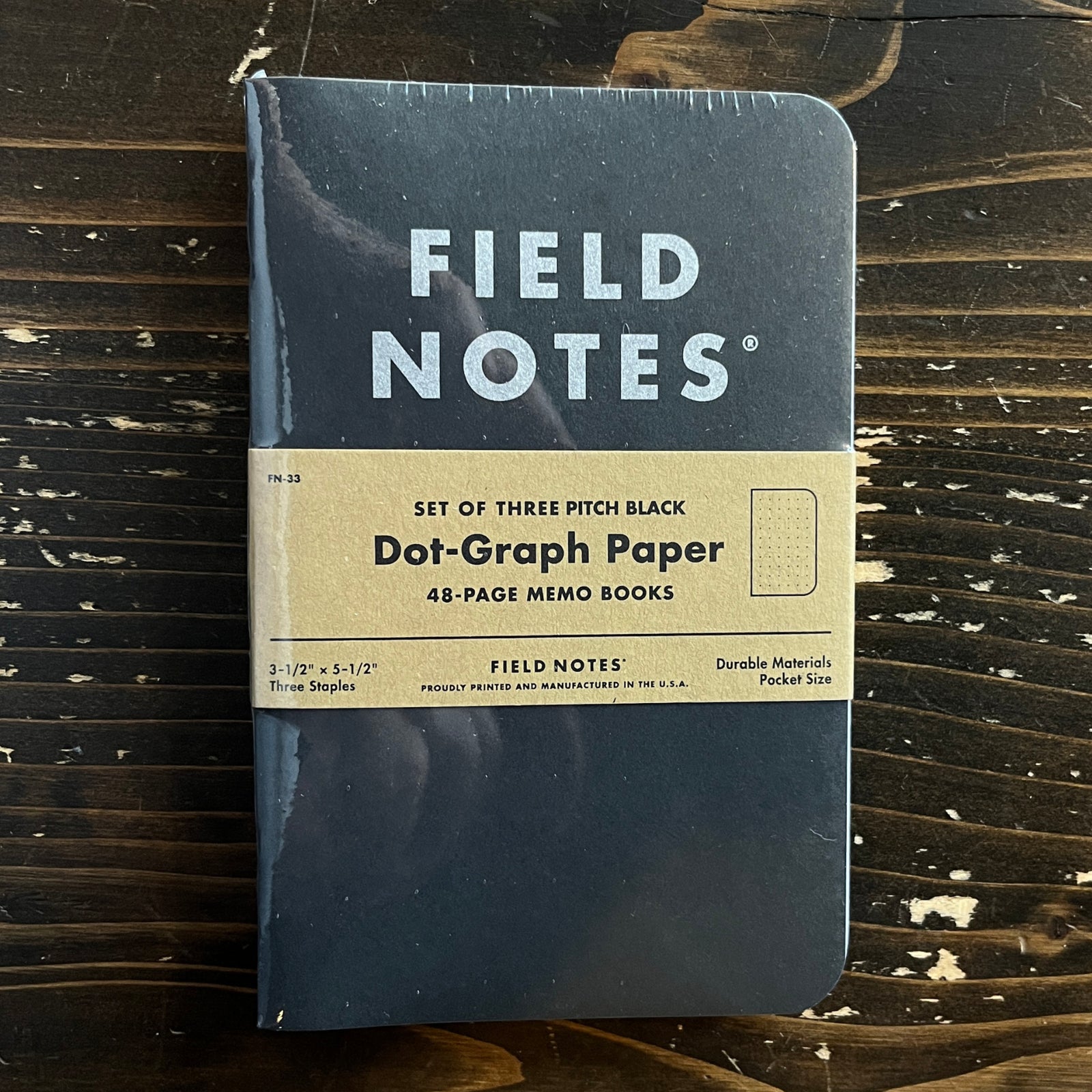 Field Notes - 3 Pack 3-1/2" x 5-1/2"