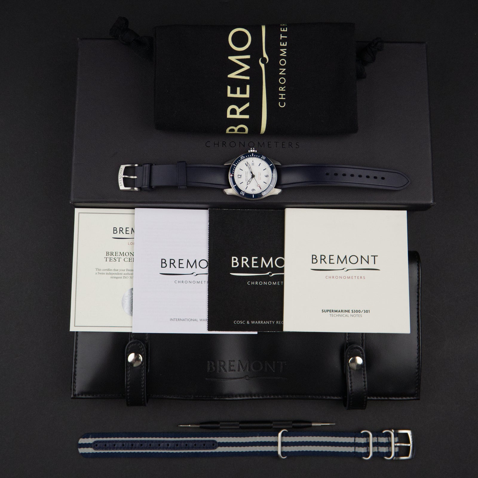 Bremont - Supermarine S300 White and Blue