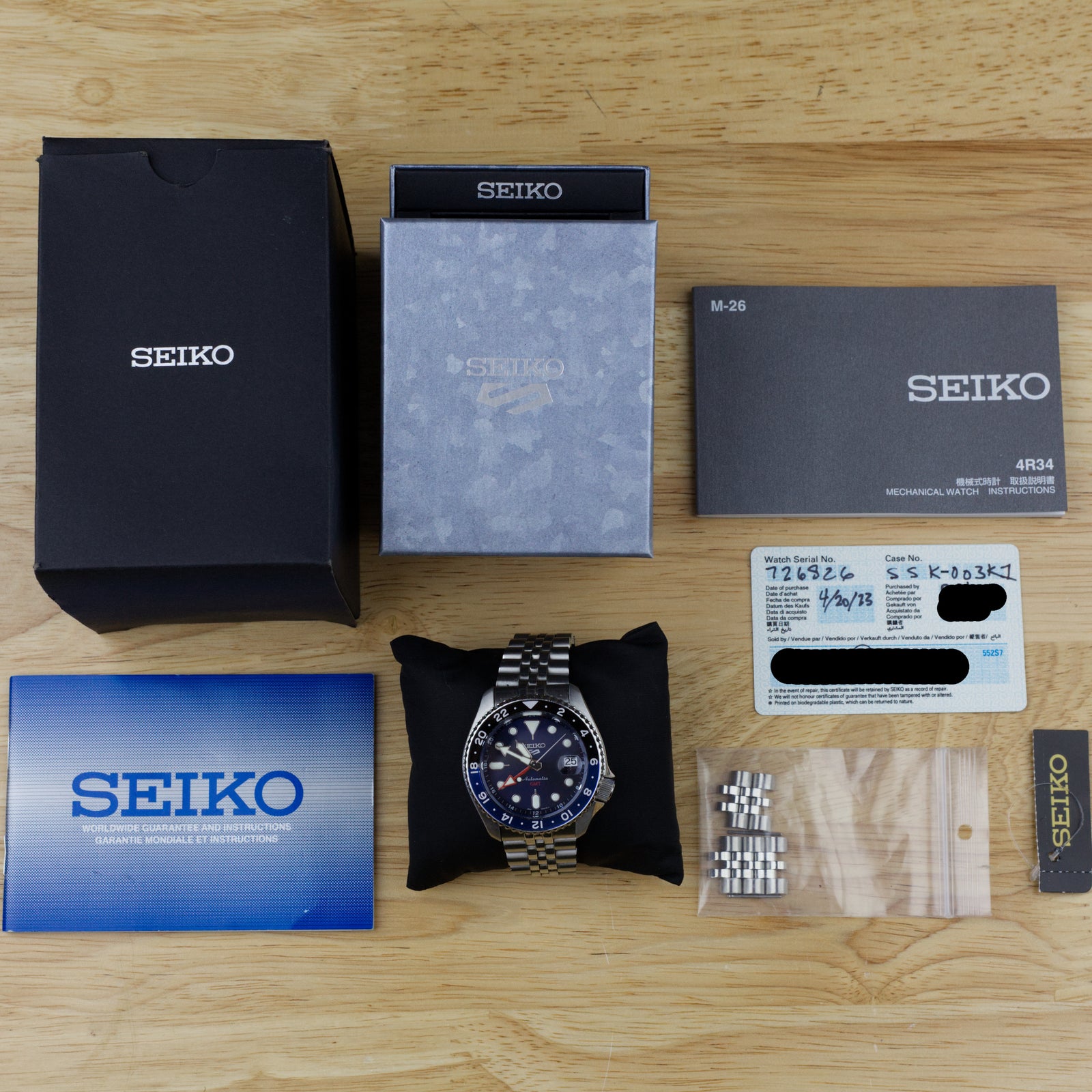 Seiko 5 - GMT SSK003