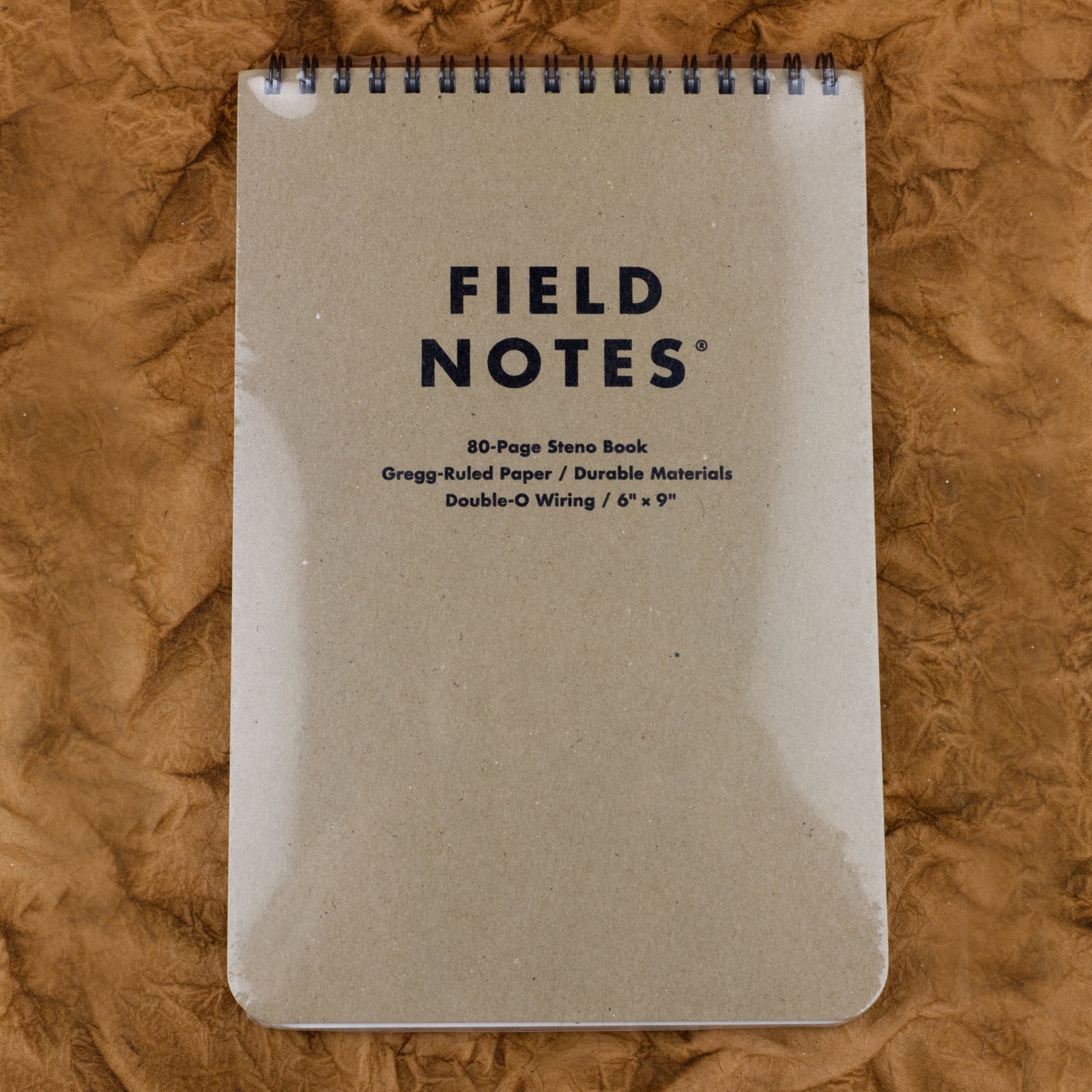 Field Notes - 80 Page Steno pad 6" x 9"