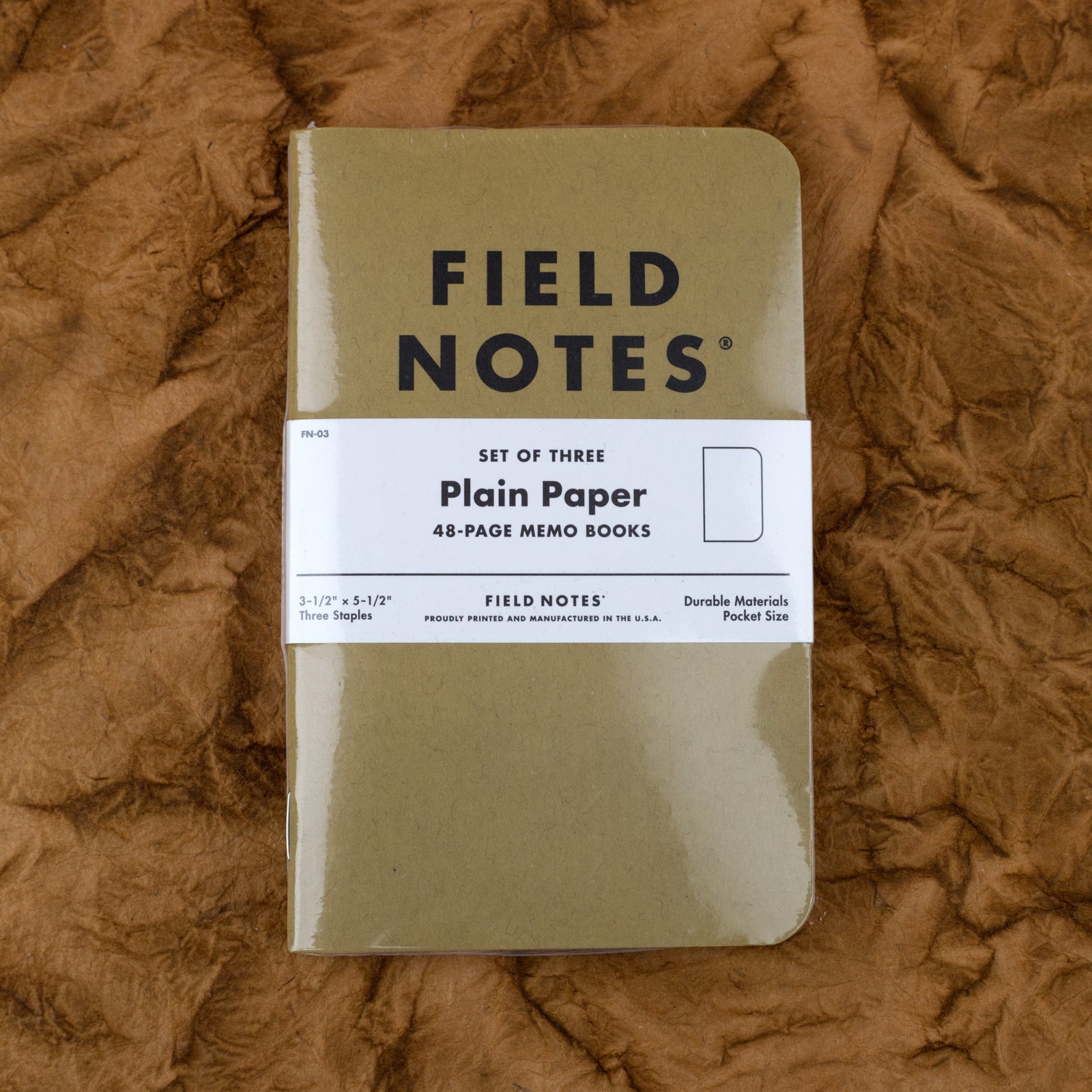 Field Notes - 3 Pack 3-1/2" x 5-1/2"