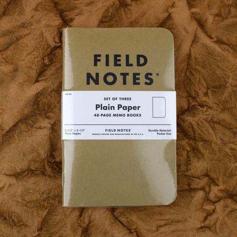Field Notes - 2 Pack (Pitch black) 4-3/4" x 7-1/2"