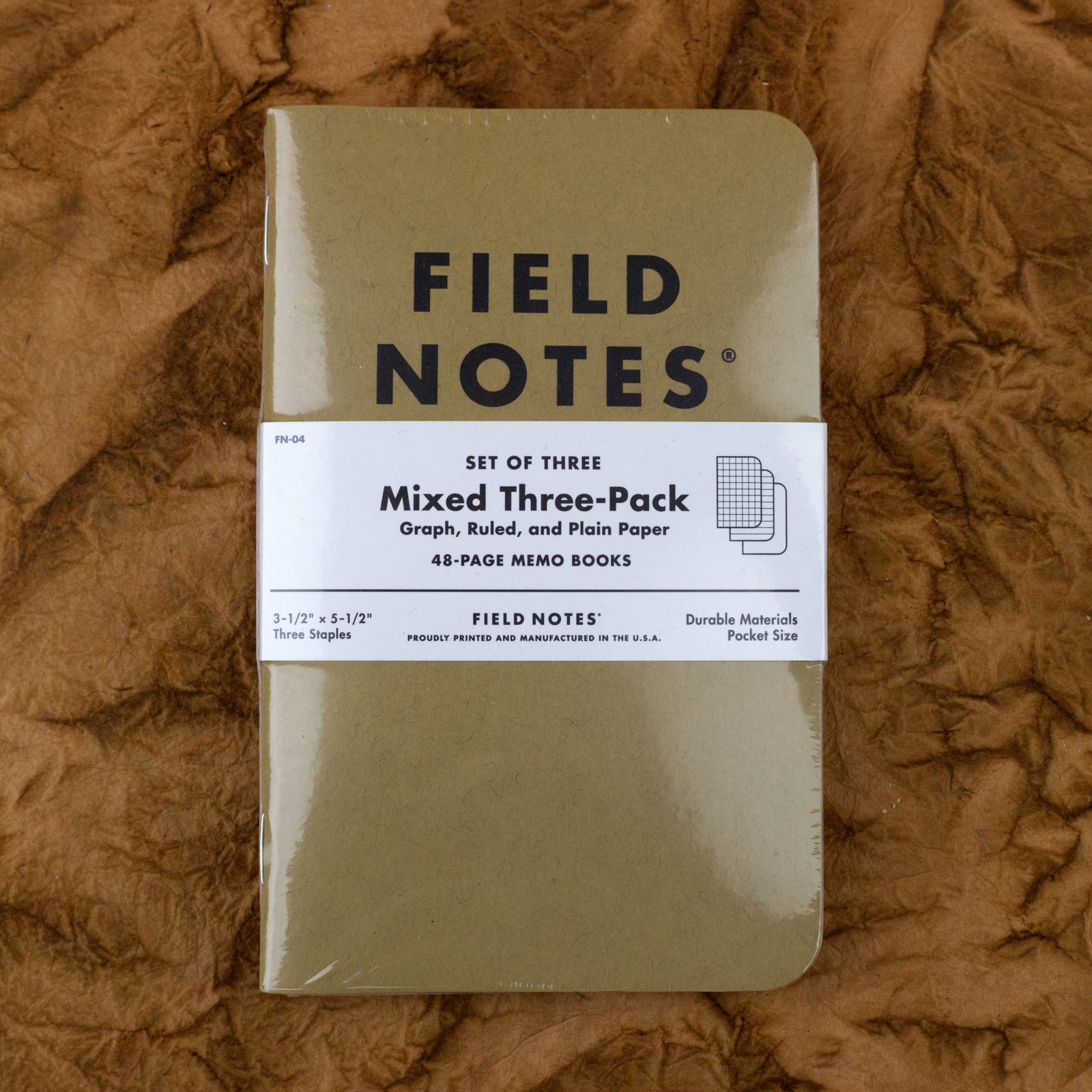 Field Notes - 3 Pack 3-1/2" x 5-1/2"