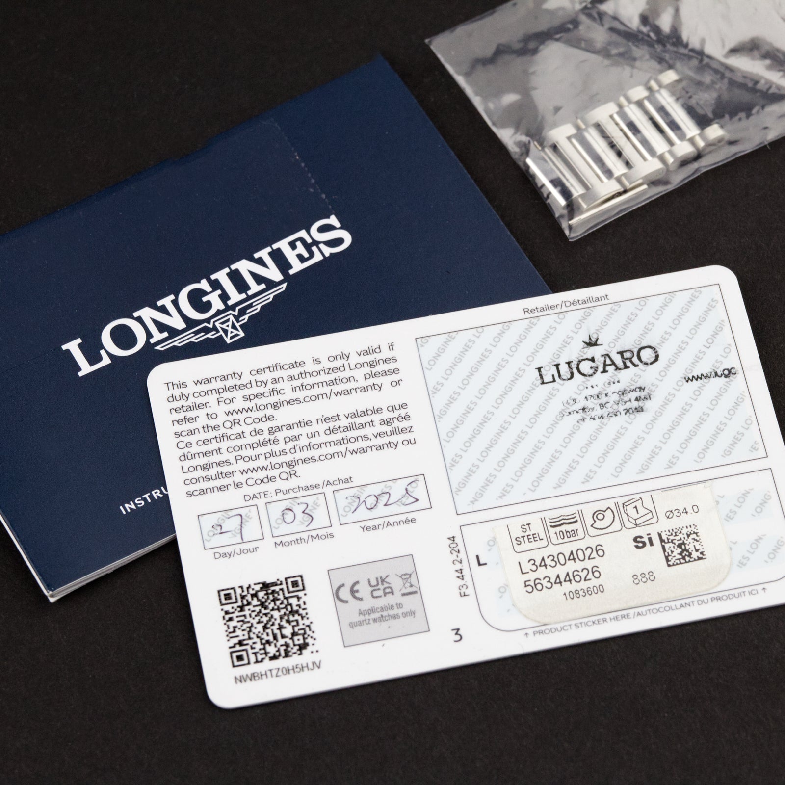 Longines - Conquest 34mm L3.430.4.02.6