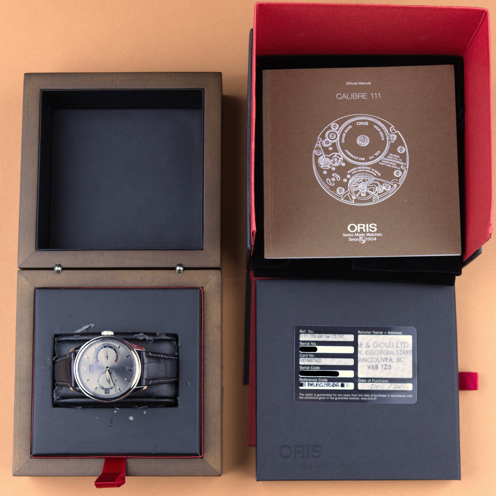 Oris - Artelier Calibre 111