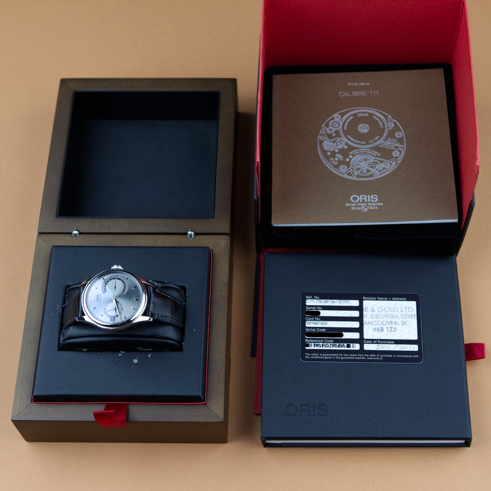 Oris - Artelier Calibre 111