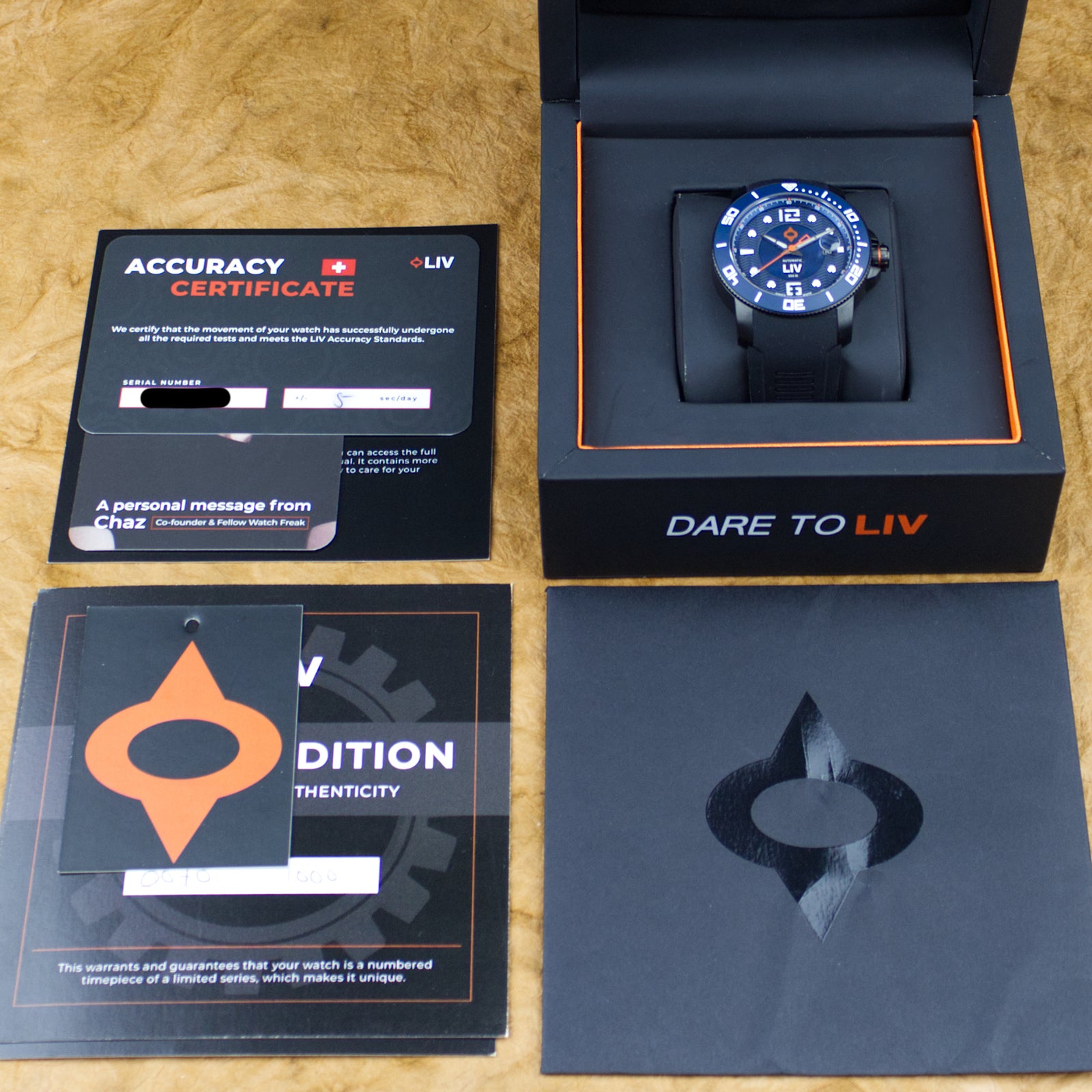 LIV - GX Diver's 44mm Steel Cobalt LE