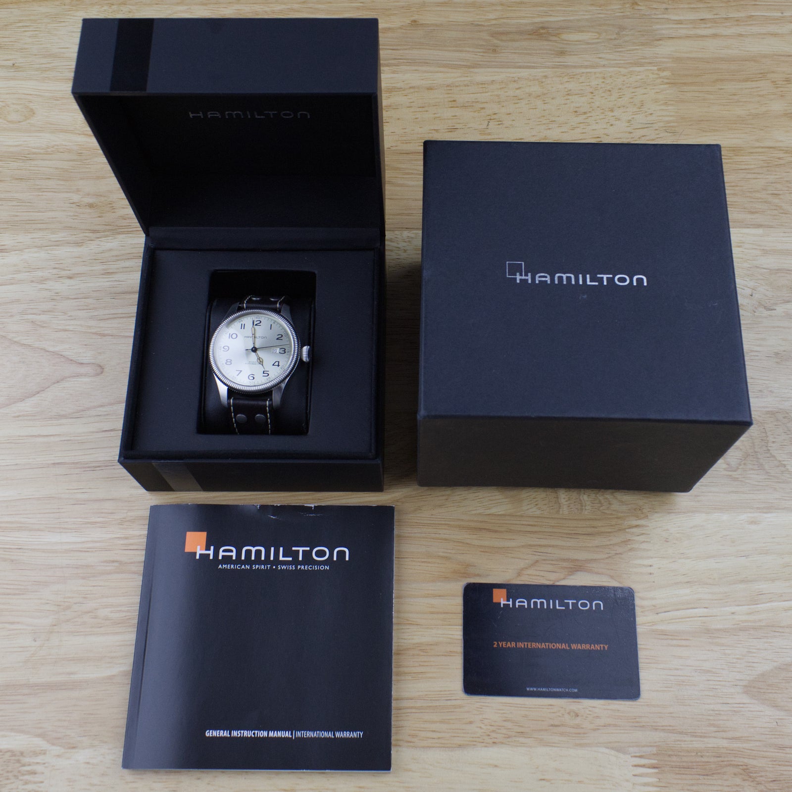 Hamilton - Khaki Pioneer Auto H605150