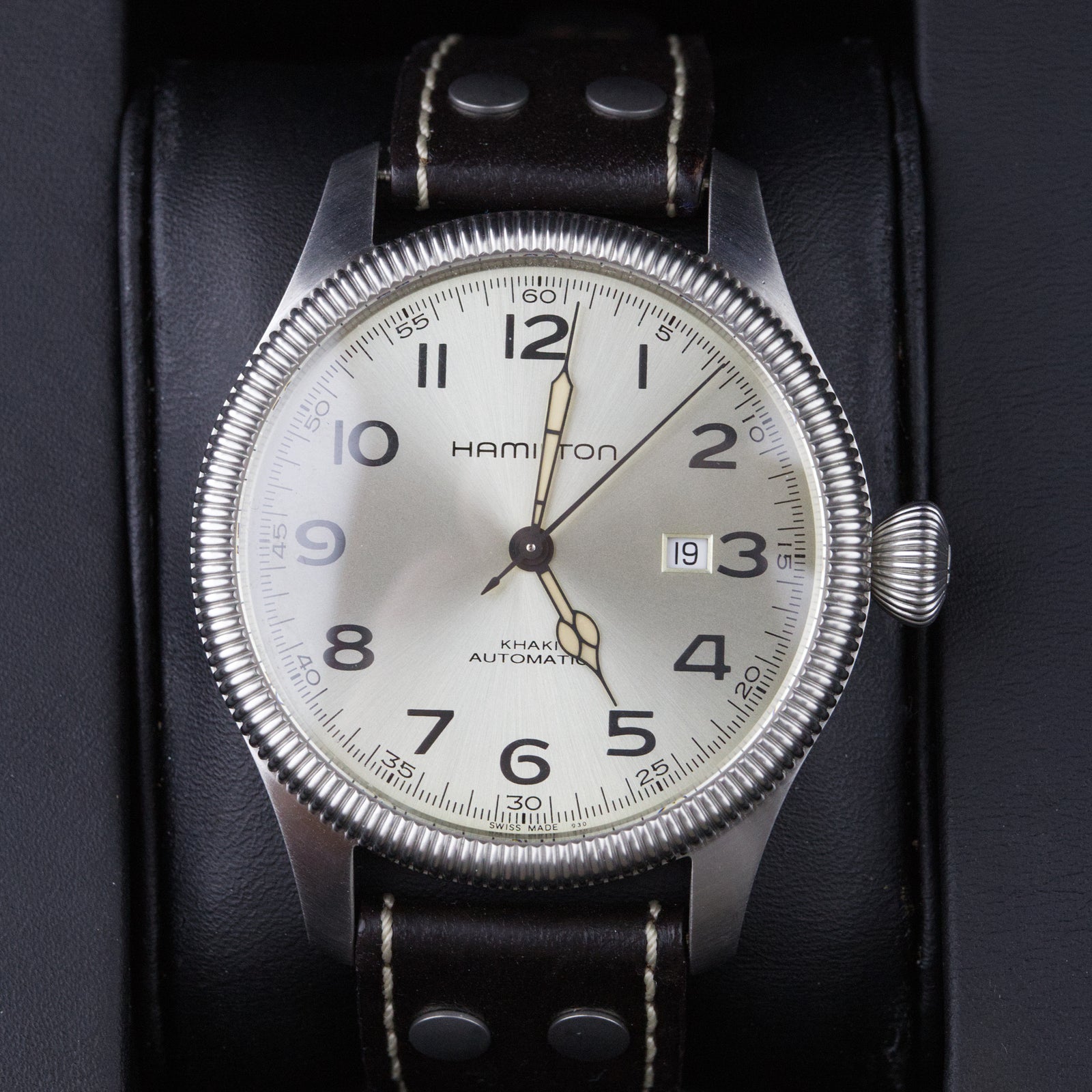 Hamilton - Khaki Pioneer Auto H605150