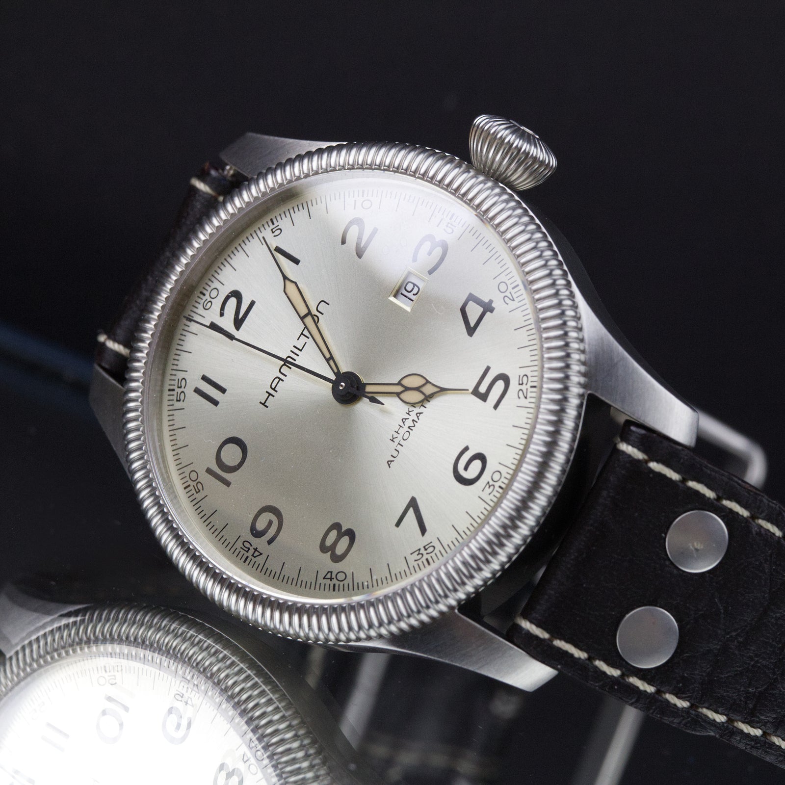 Hamilton - Khaki Pioneer Auto H605150