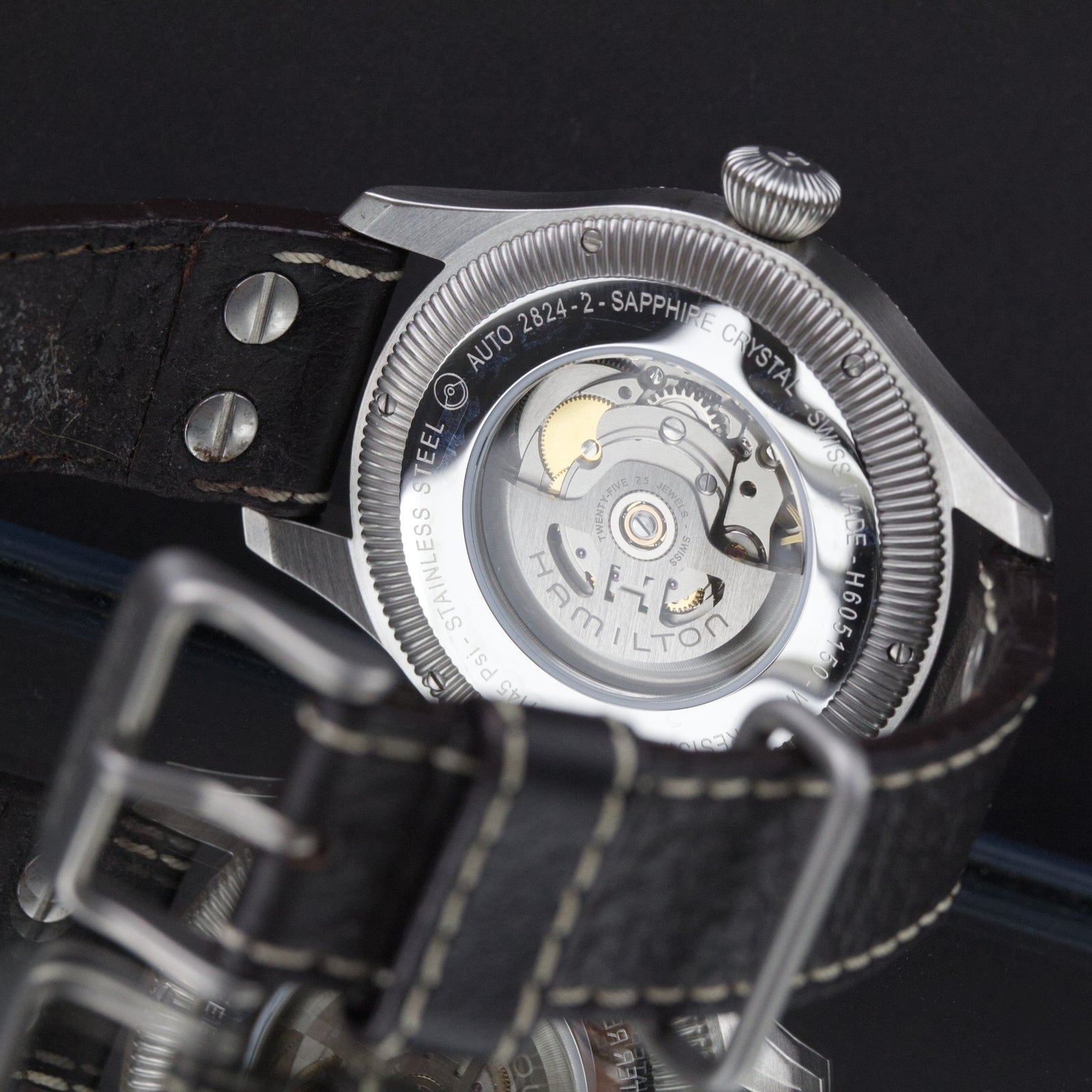 Hamilton - Khaki Pioneer Auto H605150