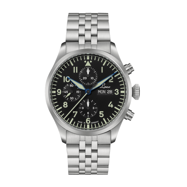 Laco - Kiel 2.MB - 43 mm Automatic Schwarz