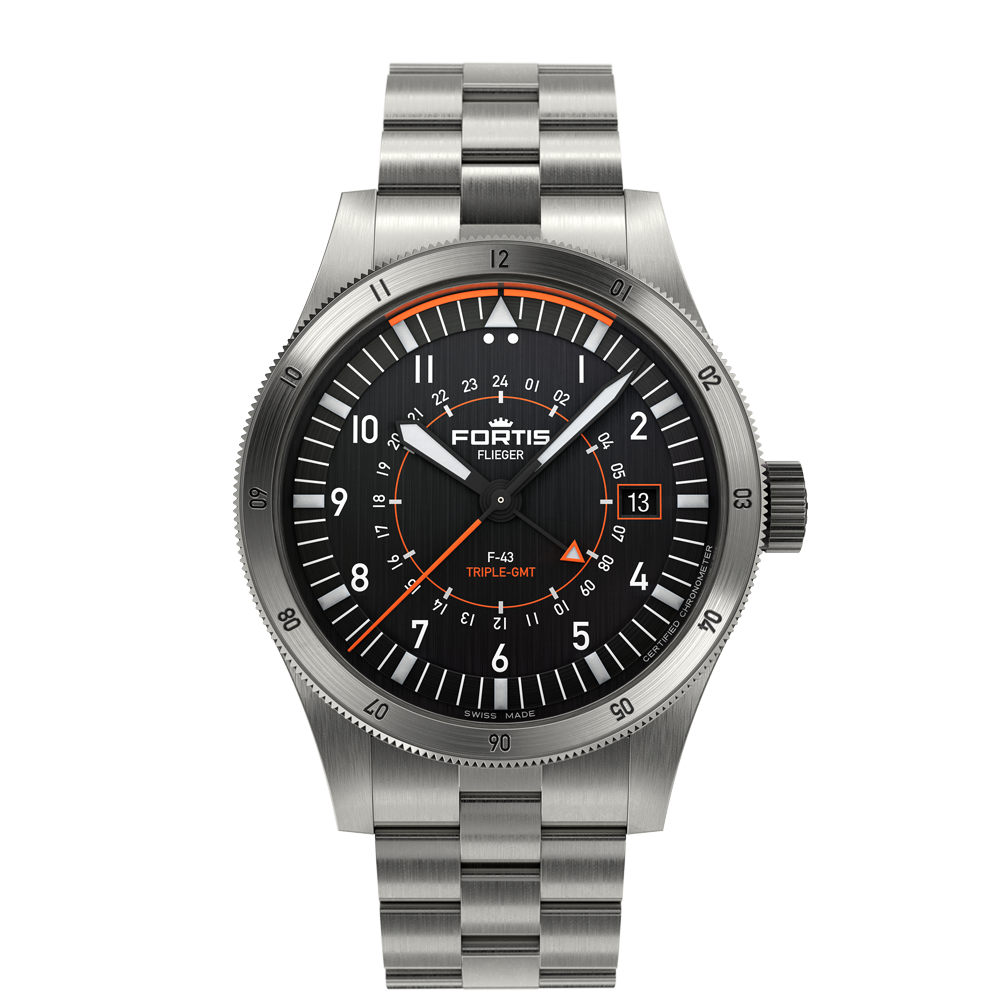 Fortis Flieger F 43 GMT Bracelet