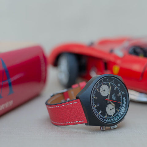 Sinn Integrated Silicone Strap (Red)
