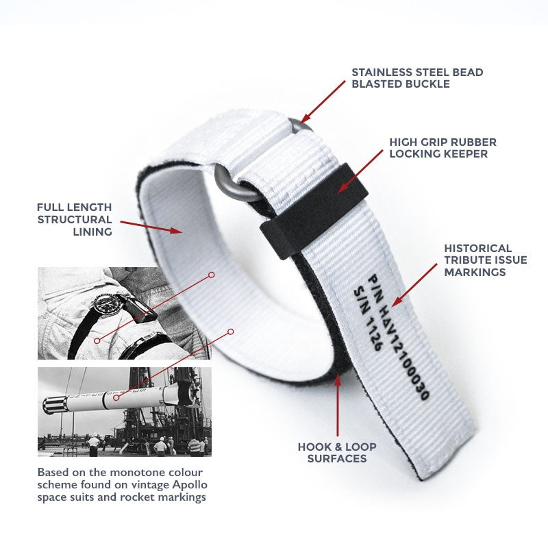 Beta White IVA Strap
