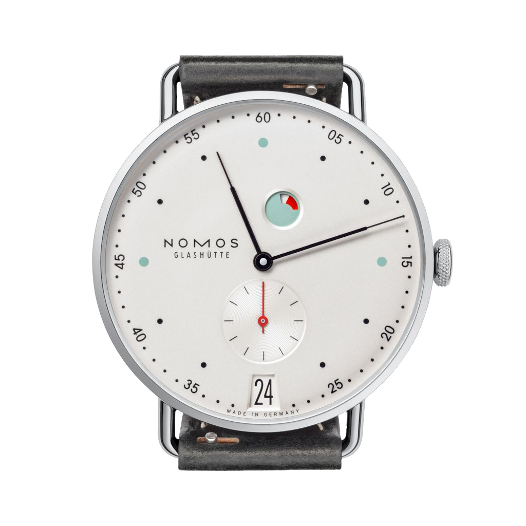 NOMOS Metro 38 Datum Gang Reserve Ref: 1101 – Roldorf