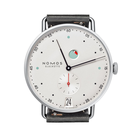 Nomos glashütte metro datum gangreserve deals