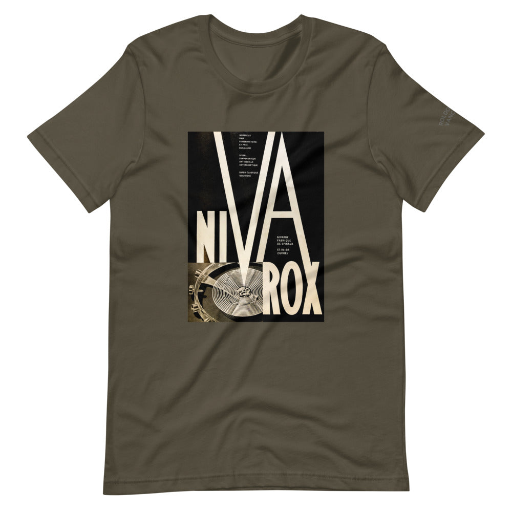 Vintage 1950's Nivarox Print Ad Short-Sleeve Unisex T-Shirt