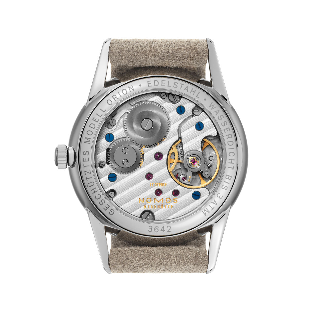 NOMOS - Orion 33 Weiss Glass Back REF: 324